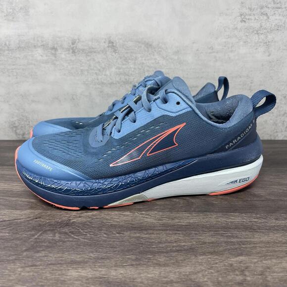 ALTRA Paradigm Womens Size Running Shoes Blue Grey Orange Low